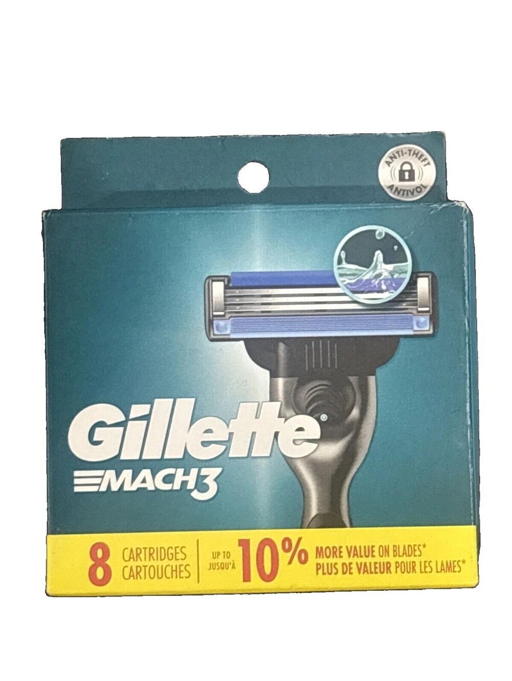 Gillette Mach3 Men's Razor Refill Cartridges 8ct